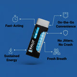 Rally Energy Caffeine Gum, Sugarless Gum with 60 mg of Caffeine for Fast-Acting Energy, Stay Alert, Long-Lasting, Variety Pack, Natural Cinnamon