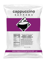 Cappuccino Supreme Great Lakes French Vanilla 2 lb bag Instant Cappuccino Mix