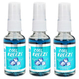 Blunt Black Concentrated Air Freshener Spray 1 oz. Glass Bottle - Cool Breeze Scent 3-Pack
