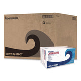 Boardwalk General-Purpose Latex Gloves, Natural, Large, Powder-Free, 4.4 mil, 1,000/Carton