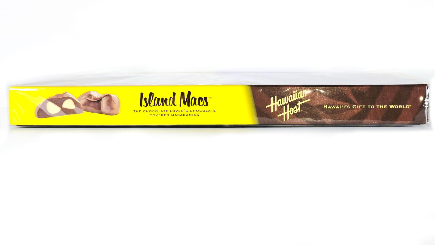 Hawaiian Host Island Macs Tiare Milk Chocolate Covered Macadamia Nuts 5 oz Boxes (1 Box)