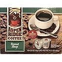 Aspen Ridge Coffee K Cups - Donut Shop Single Serve Coffee Medium Roast, Extra Bold - 40 Count