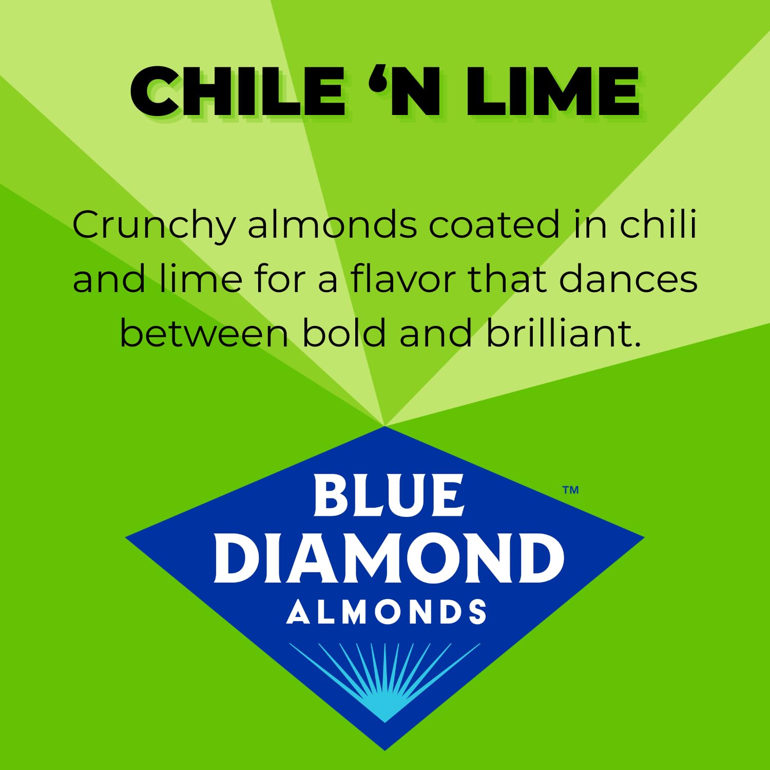 Blue Diamond Almonds, Single Serving Chile N Lime Tangy Flavored Snack Nuts, Non-GMO, Kosher, No Gluten Ingredients or Artificial Flavors, Bulk Pack