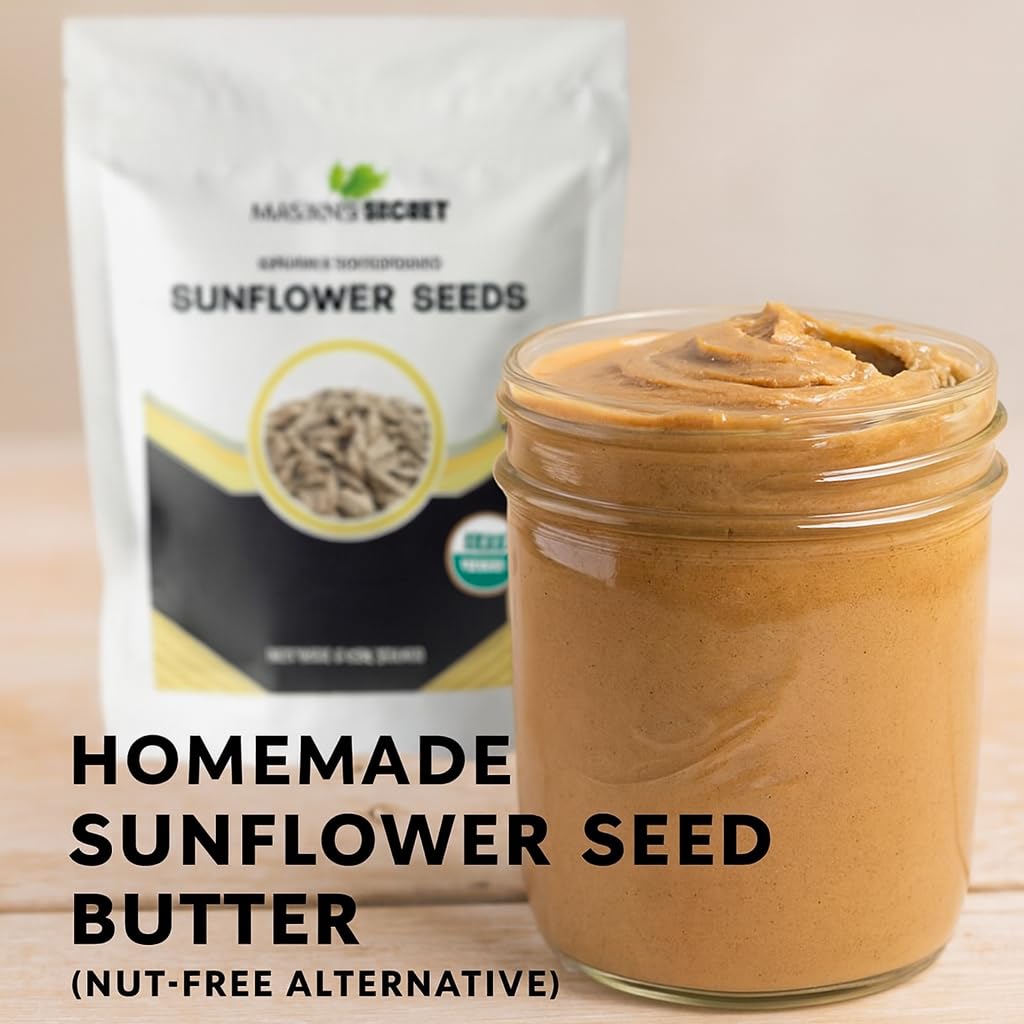 Mayan’s Secret Certified Organic Hulled Sunflower Seeds, Raw & Unsalted, 2 lb