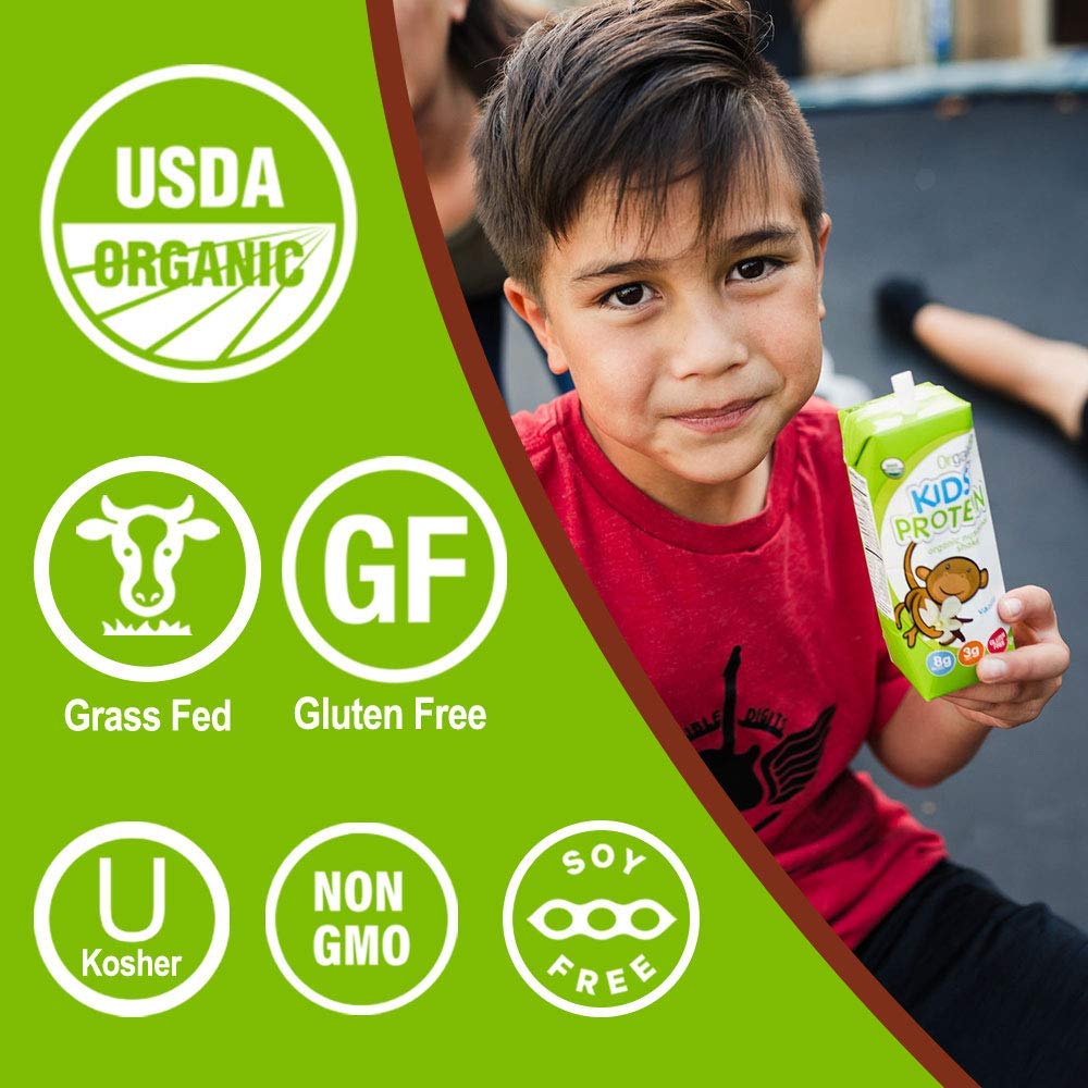 Orgain Organic Nutrition Shake - Vanilla Kids - 8.25 fl oz - Case of 12 Toys Christmas Gift12