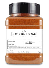 Raw Essentials Hot Sauce Powder Spicy Seasoning, 7 Ounce Bottle