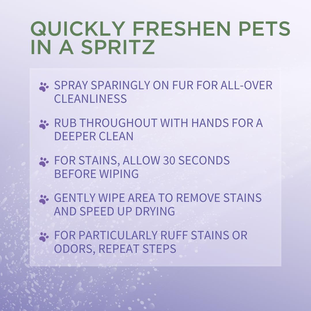 Citrus Magic Pet Small Pet Spritz Refresher, Odor Eliminator, and Conditioner, Furry Fresh, 4-Ounce, Pack of 3
