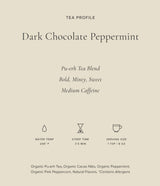 Art of Tea | Dark Chocolate Peppermint Dessert Tea | Organic Black Tea | 50 Pyramid Tea Bag Sachets