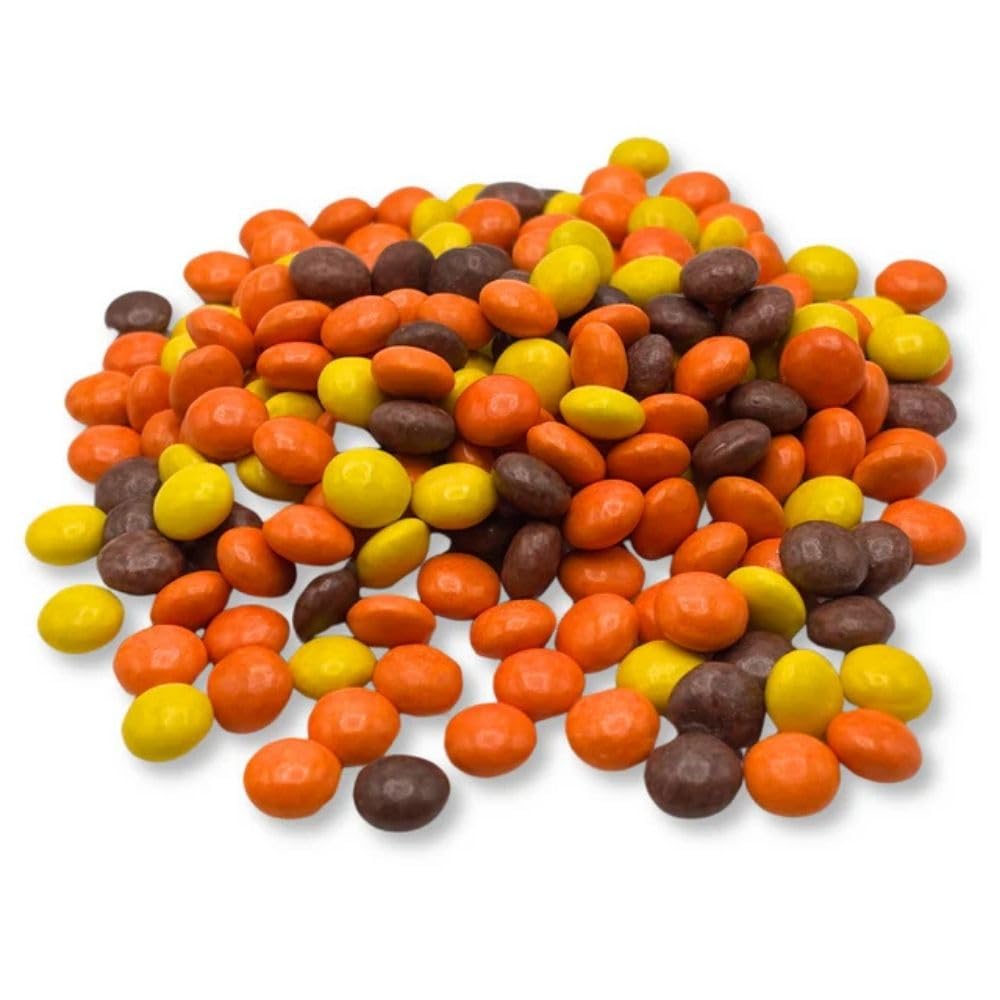 Peanut Butter Candy Coated Miniature Pieces, Crunchy Shell Bite Size Candy - 5 lb (Approx. 2,000 pieces)