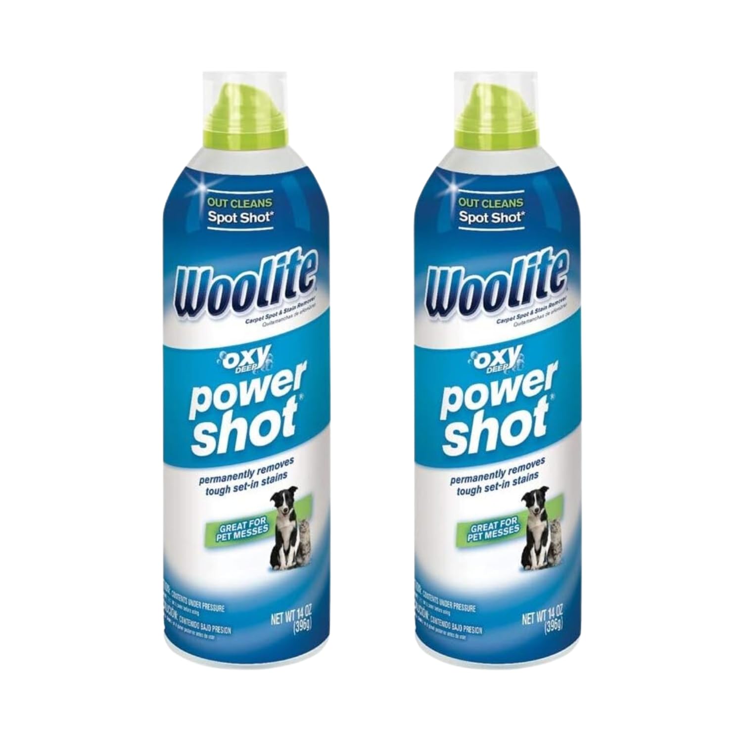 Woolite Oxy Deep Power Shot Fresh Scent Carpet Cleaner 14 oz. Liquid, Pack of 2