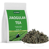 Natural Gynostemma Tea-Jiaogulan Tea 8 Oz, Reusable Bag.100% Natural Dried Loose Leaf Tea,No Additive.