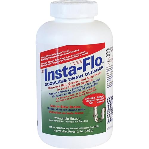 Insta-Flo Crystals Drain Cleaner 2 lb.