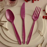 Fun Express Plastic Forks Spoons Knives Cutlery Set 210 Pieces - Heavy Duty Disposable Silverware for 70 Guests | Bulk Plastic Utensils for Party