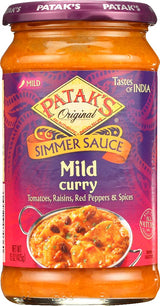 Pataks, Sauce Curry Mild, 14.5 Ounce ( pack of 4)