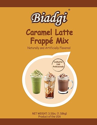 Biadgi Caramel Latte Frappe Mix, 3.5lbs.