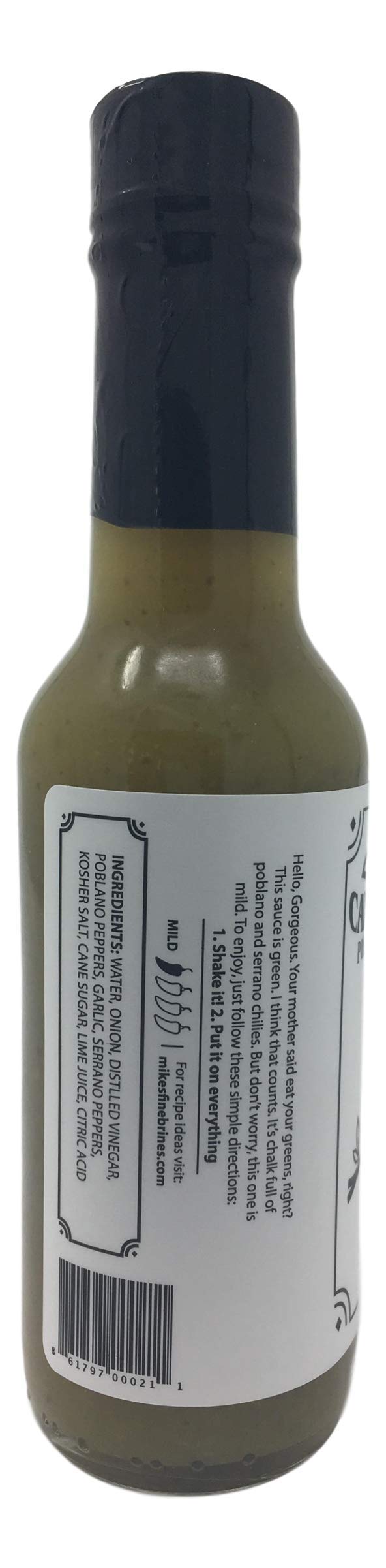 Callahan's Poblano Green Hot Sauce, 5 Ounce Bottle