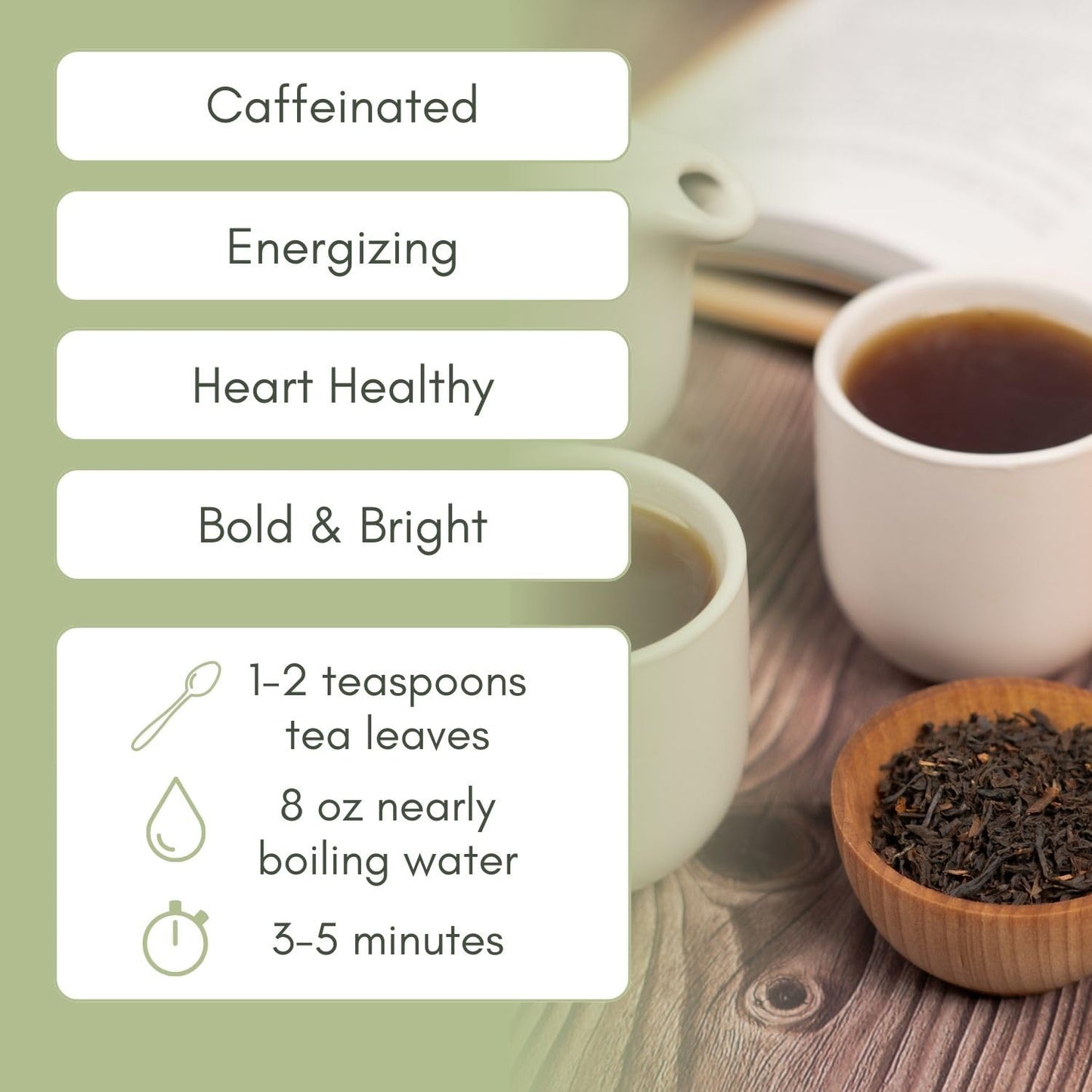 Organic Kingston Earl Grey Black Tea - 2oz Bag (Approx. 30 Servings) | Full Leaf Tea Co.