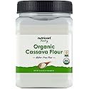 Nutricost Pantry Organic Cassava Flour (1.5 Pound Bottle) Gluten Free, Non-GMO, Vegan Pure Powder For Baking, Cooking, Etc.