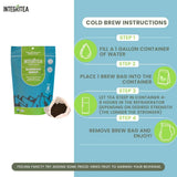 IntegriTEA Bluegrass Breeze Hot or Cold Brew Organic Black Tea Bags Infused with Guava Passion Fruit Mango- 6-Bags Unsweetened Tea Pack Makes 6