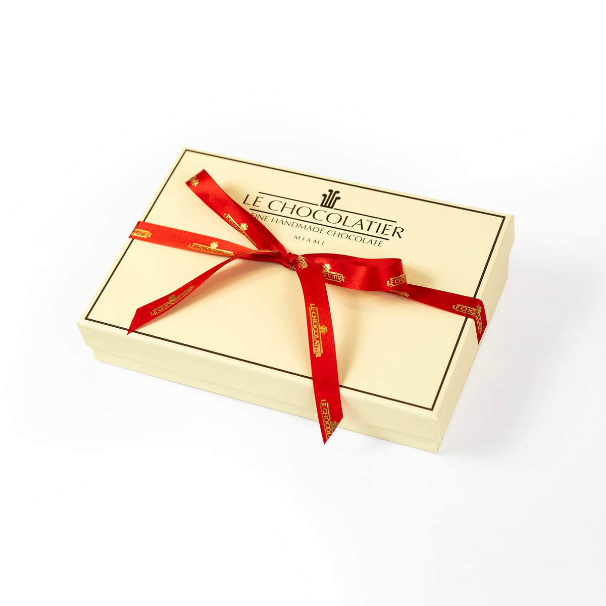 Le Chocolatier Gourmet "With Love" Chocolate Truffle Gift Box for Valentine's Day - (Dairy, Assorted) (24 Piece Box)