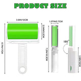 Reusable Washable Lint Roller 5 Pack, Sticky Travel Lint Roller, Portable Compact Pet Hair Remover Cleaner with Cover for Clothes, Pet Hairs