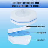 VOHIFIC 50PCS Upgraded Toilet Wand Refills Toilet Brush Wand Head Compatible with Clorox Wand Refills, White, V-002
