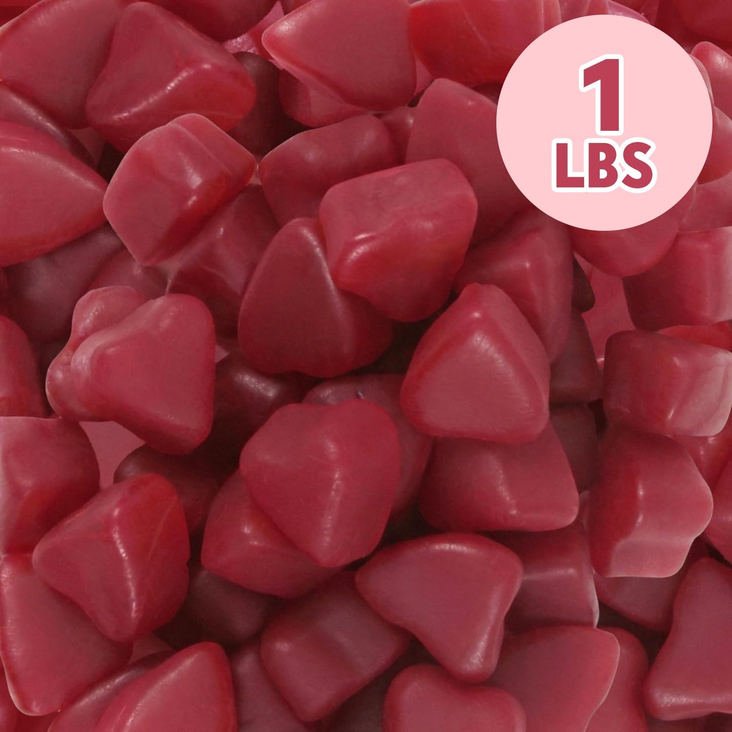 Fathers Day JuJu Cinnamon Hearts Gummy Candy, 1lb Pack of Fathers Day Candy Bulk, Ideal Candy for Classroom Parties and School Parties, Perfect Heart