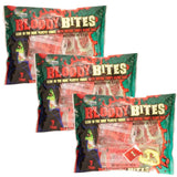 Bloody Bites Halloween Candy Fangs 3 Pk Bags