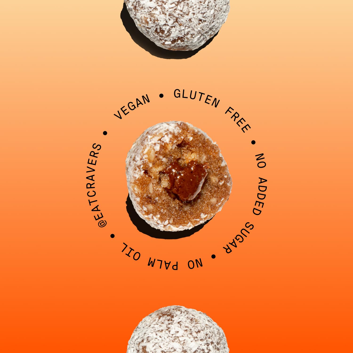 CRAVERS Hazelnut Energy Balls | Healthy School Snacks| Great for Lunch Boxes | 100% Vegan, Non-GMO, Gluten-free | Bite-sized | 3 Flavors (Crunchy