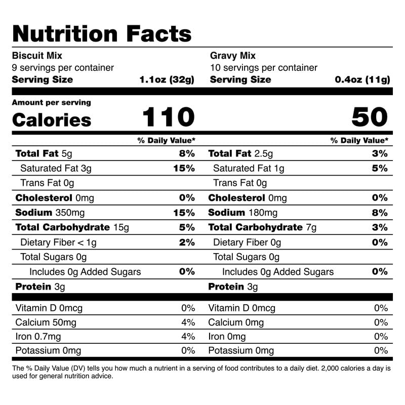 Starvin' Arvin's Biscuits N' Gravy Mix, 13.75 oz