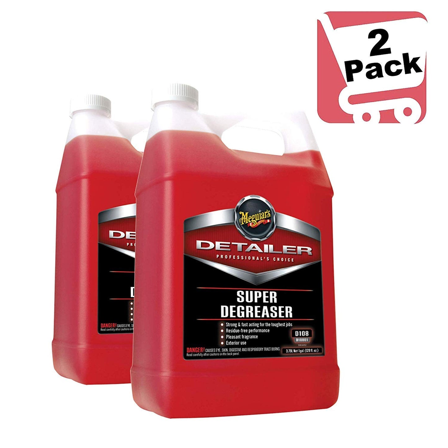 Meguiar's D10801 Super Degreaser - 1 Gallon (Pack 2)