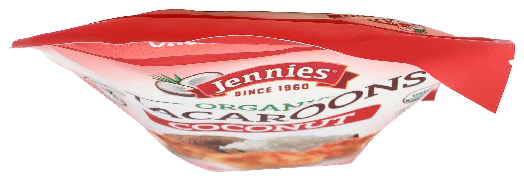 Jennies Organic Coconut Macaroons, 5.25oz | Dairy Free | Peanut Free | Gluten Free | Individually Wrapped