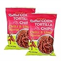 Trader Joe's Rolled Corn Tortilla Chips, Chili & Lime Flavored, 2 Pack