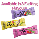 Immunity Boost Organic Seed Bars with Acerola | Low-Calorie, High-Fiber, Plant-Based Snack | Packed with Pumpkin, Sunflower & Chia Seeds | 24-Pack