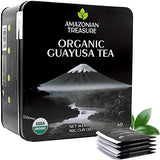 Amazonian Treasure, Organic Guayusa Tea Bags - 60 Count, Coffee Alternative, 50mg Natural Caffeine, Supports Natural Energy & Focus, Freshness