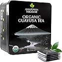 Amazonian Treasure, Organic Guayusa Tea Bags - 60 Count, Coffee Alternative, 50mg Natural Caffeine, Supports Natural Energy & Focus, Freshness