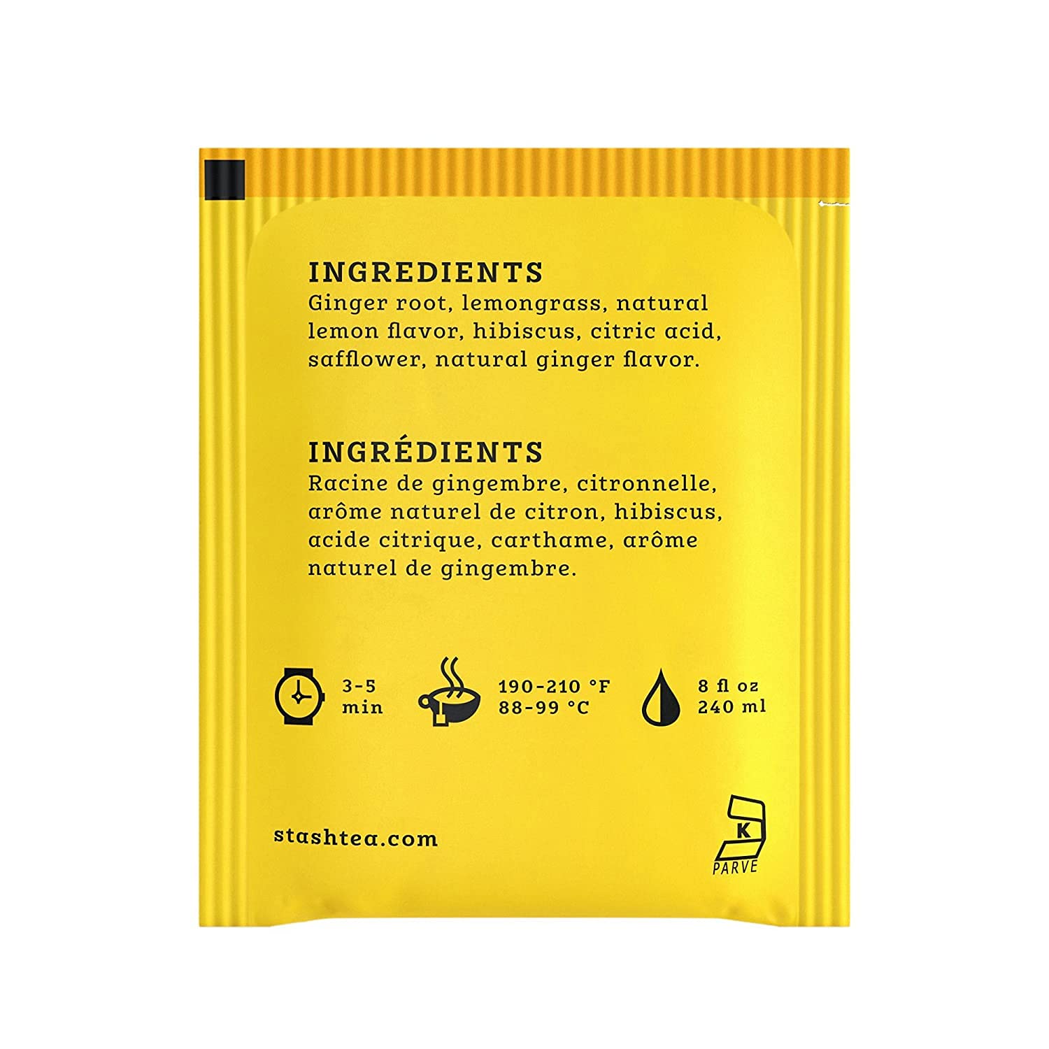 Stash Lemon Ginger Herbal tea 30 count