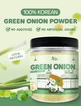 NICE WITCH'S Korean 100% Pure Green Onion Powder 7.05oz / 200g - All-Natural Flavor for Soups, Sauces, and Seasonings ???? (Green Onion)
