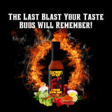 Hellfire Lucifer's Last Blast A Wicked Carolina Reaper Sauce, Gourmet, Award-Winning Sauce, Contains 65% Pure Carolina Reaper Pepper Mash, EXTREME
