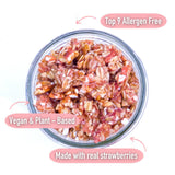 Safe + Fair Strawberry Shortcake Granola - Gluten-Free, Dairy-Free & Vegan Snack - Allergen-Free, Non-GMO, and No Artificial Ingredients - 12oz