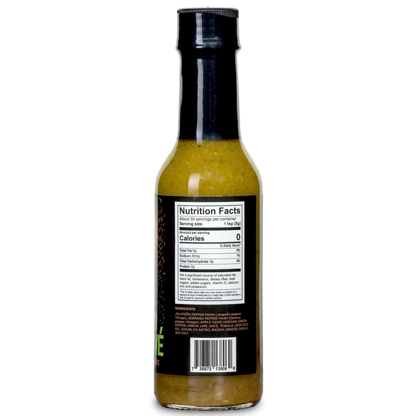 JavoGruvé Hot Sauce | Jalapeño | Tequila | Small Batch, 5 FlOz Bottle