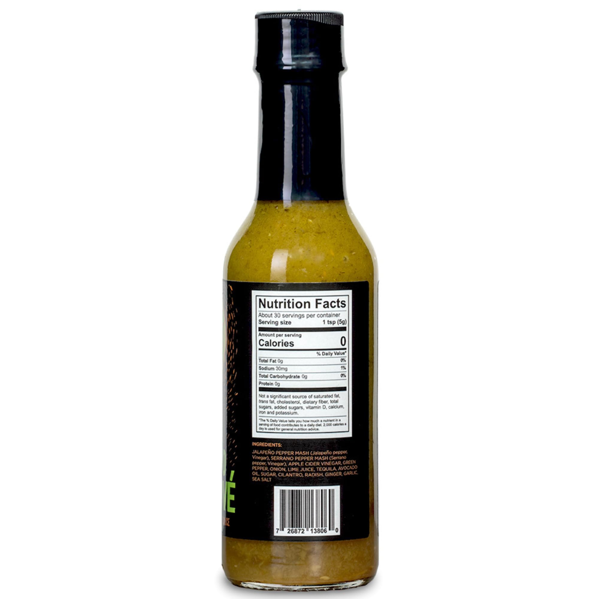 JavoGruvé Hot Sauce | Jalapeño | Tequila | Small Batch, 5 FlOz Bottle