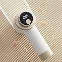 Electric Lint Remover, 1 Count USB Rechargeable 3-Speed Settings Lint Cleaner with LED Display, Household Fabric Shaver for Clothes (Gold)