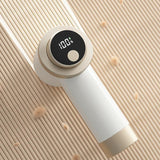 Electric Lint Remover, 1 Count USB Rechargeable 3-Speed Settings Lint Cleaner with LED Display, Household Fabric Shaver for Clothes (Gold)