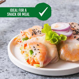 Best of Thailand [Round] White Rice Paper Wraps 1 Pack | Perfect for Fresh Spring Rolls & Dumplings | Non-GMO, Gluten-Free, Vegan & Paleo | Kosher