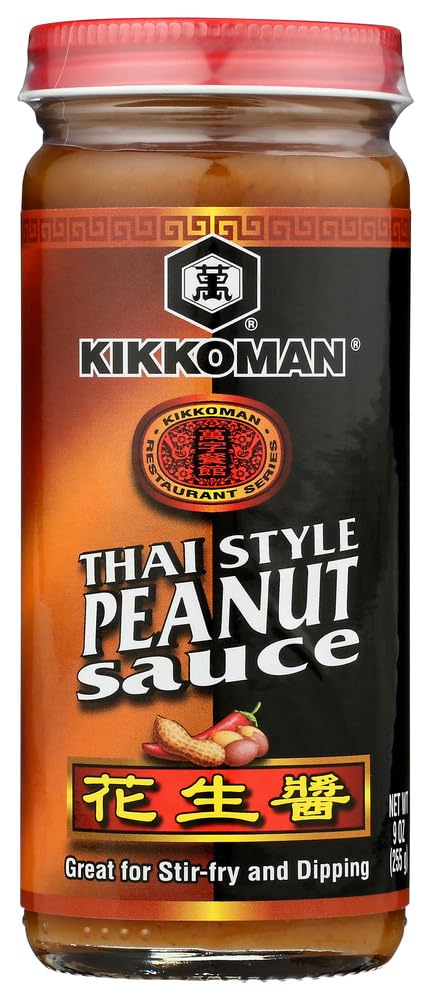 Kikkoman Sauce Peanut Thai Style, 9 oz
