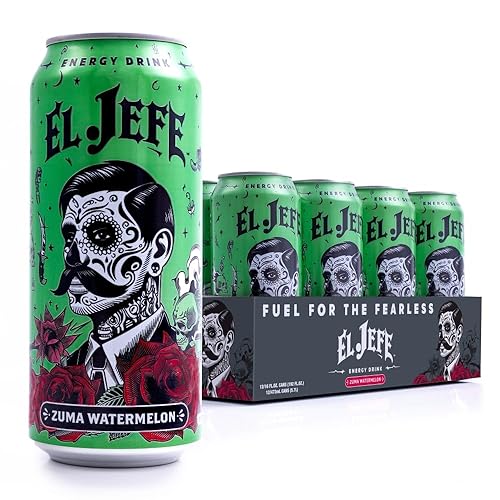 EL JEFE ENERGY DRINK (12-Pack, ZUMA WATERMELON)