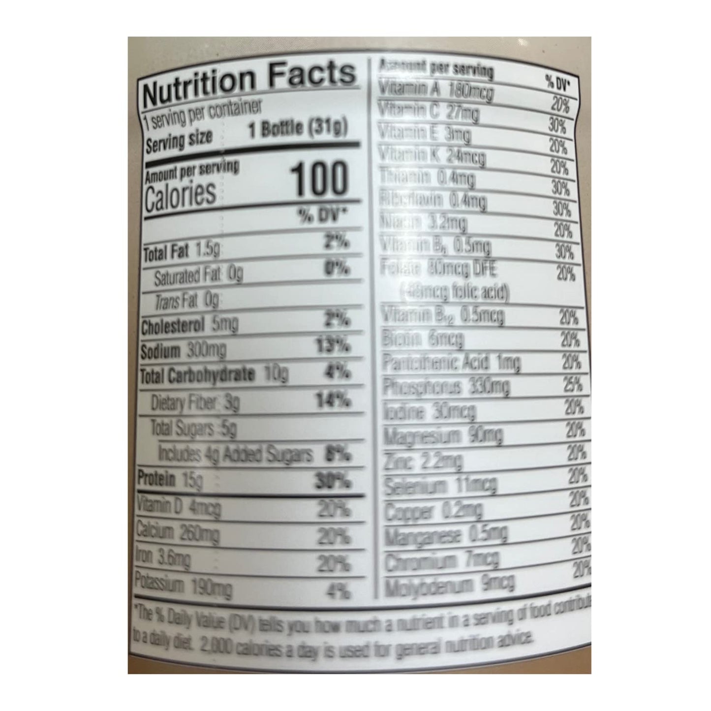 Nutmeg State Nutrition - 6 Bottle Pack Diet Protein To Go High Protein Shake Mix, 15g Protein, Low Calorie, Low Fat, Low Sugar, Ideal Protein