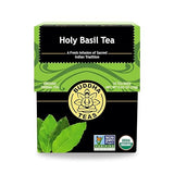 Buddha Teas - Holy Basil - Organic Herbal Tea - For Cognitive Balance & Overall Health - Ayurvedic Tulsi - With Antioxidants - Caffeine Free - 100%