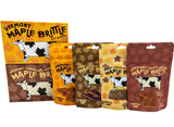 Vermont Maple Brittle with Almonds 8oz Gift Box Gourmet Handcrafted Small Batch Nut Brittle Made with Pure Vermont Maple Syrup and Creamy Butter